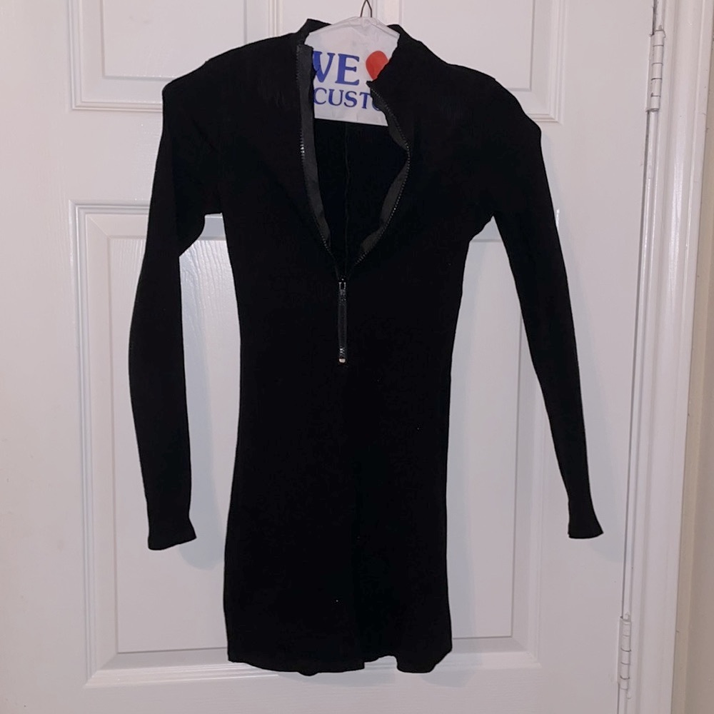 Fashion nova snatched front zipper dress